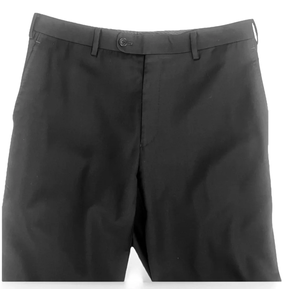 Givenchy 100% Wool Pants Mens Sz‎ 40R Black Straight Leg Fit Tailored Flat Front